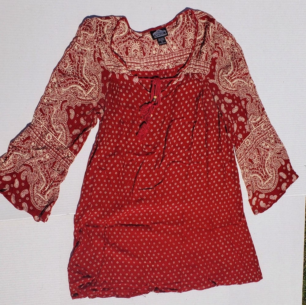 Angie Red Mini Dress (Large)